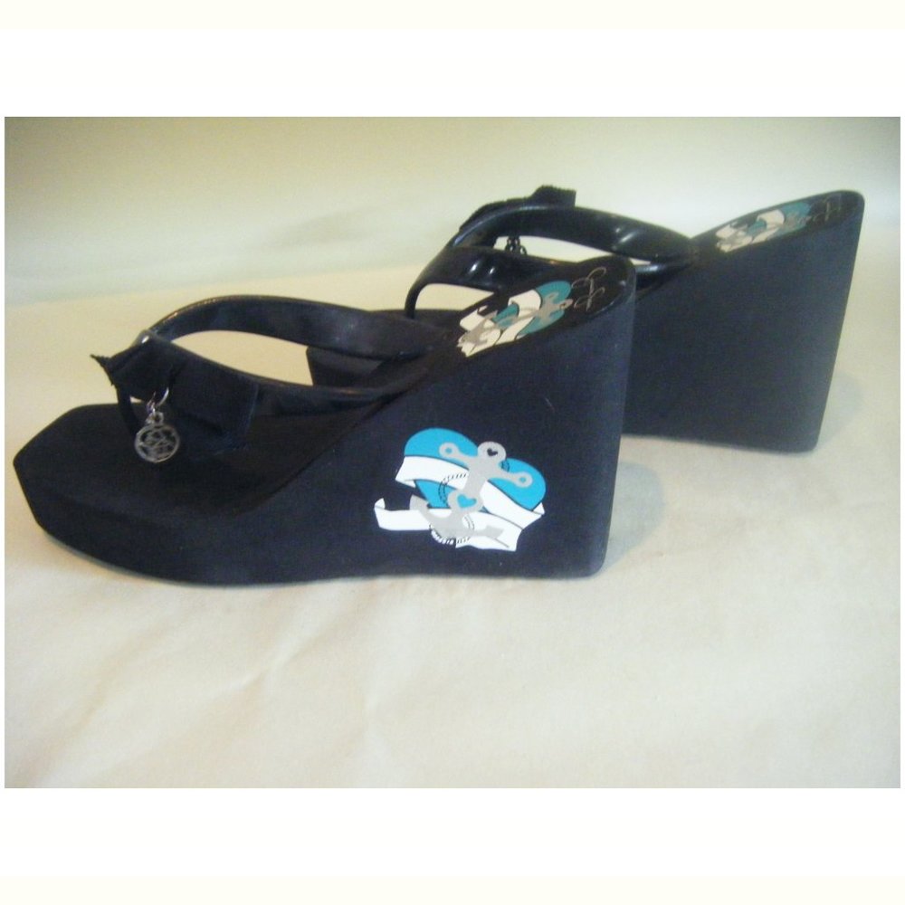 Jessica Simpson Ticca Platform Wedge Thong Sandal